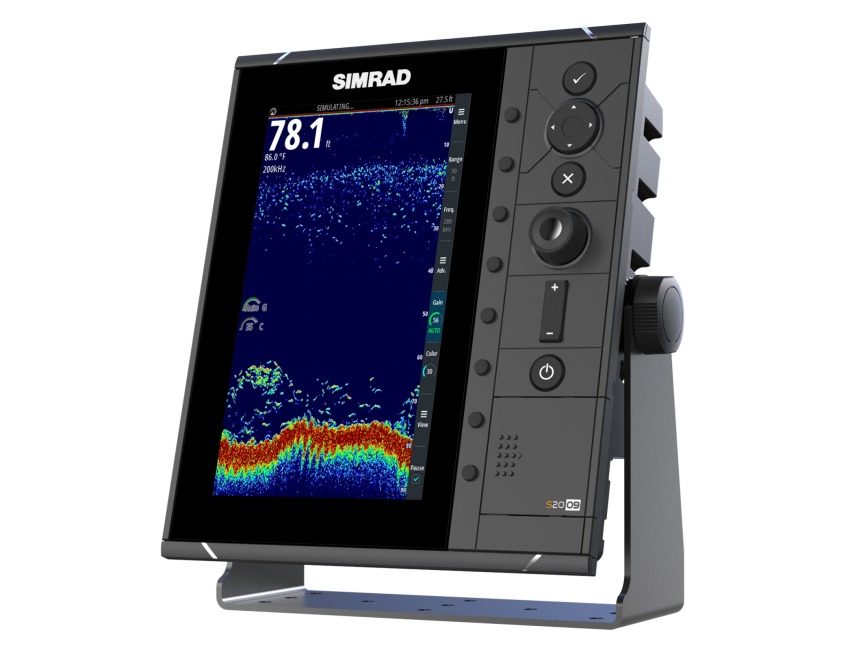SIMRAD S2009 9 inch Dedicated Chirp Sonar System Screen Display